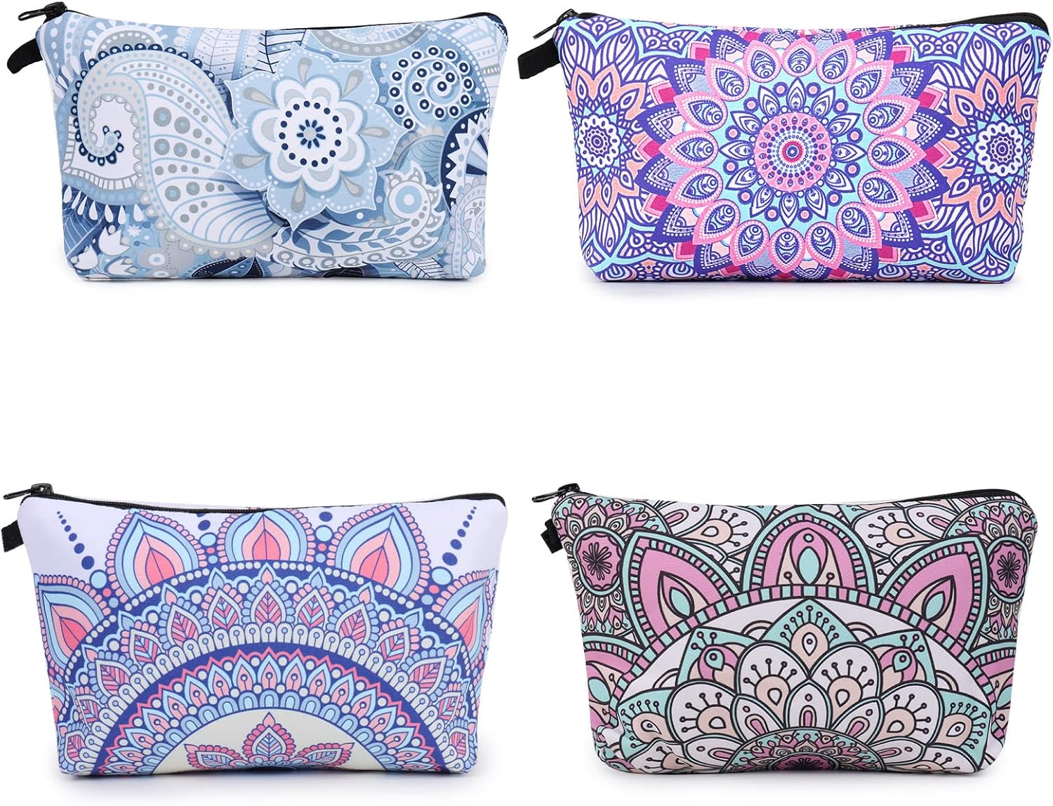 Multi-fonctionnelle pochette de toile : trousse à maquillage élégante pour femme en voyage