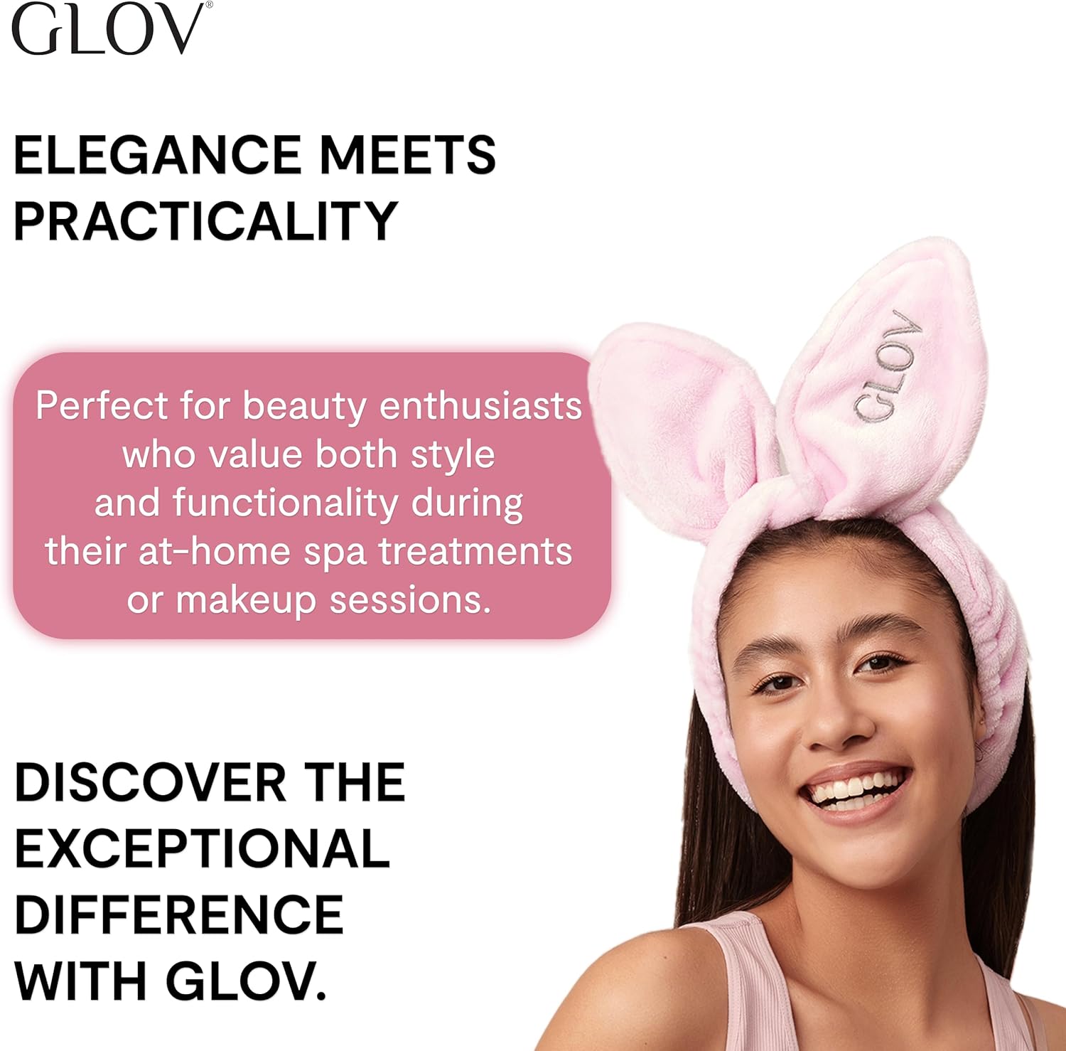Bandeau élastique rose avec motif de lapin : l'accessoire chic pour démaquillage et soins du visage Découvrez le bandeau élastique rose avec motif de lapin, l'accessoire idéal pour toutes les amatrices de beauté qui souhaitent maintenir leurs cheveux en place tout en ajoutant une touche de style à leur rituel de démaquillage et de soins du visage. Profitez d'un moment de douceur et d'élégance au quotidien ! – Image 6