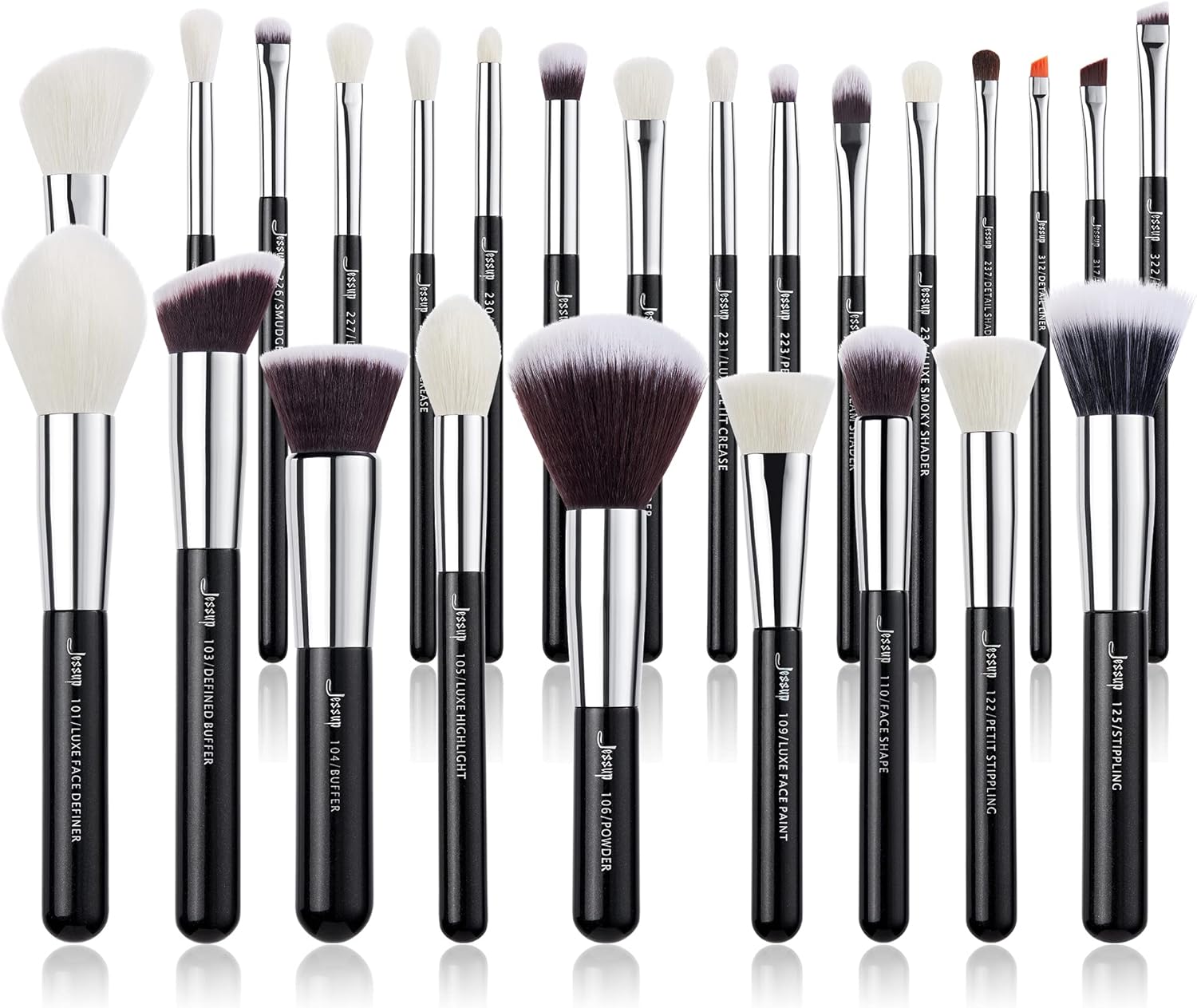 Pinceaux de maquillage professionnels : le set idéal pour sublimer votre teint   25 pièces pour un maquillage parfait, adapté aux passionnées de beauté