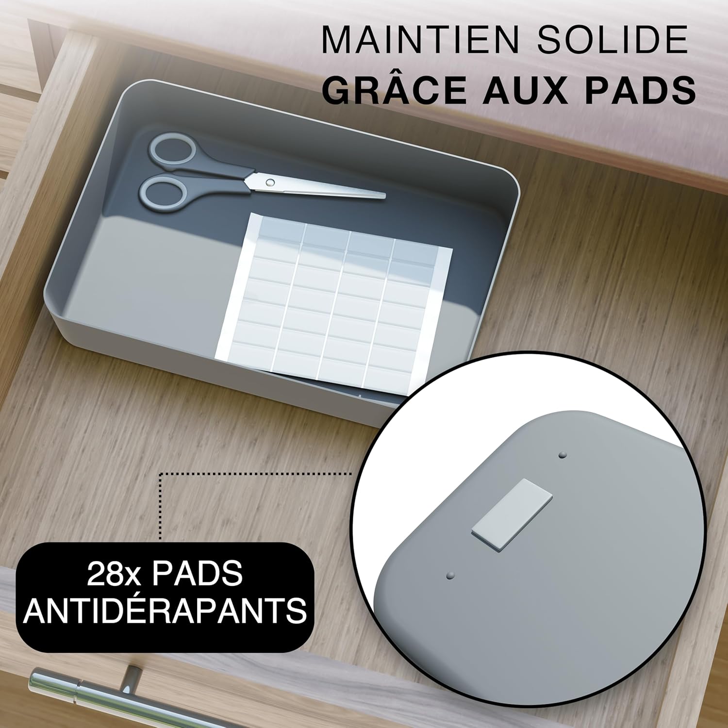 Séparateurs de tiroirs anthracite : l'allié idéal pour l'organisation de votre bureau – Image 4