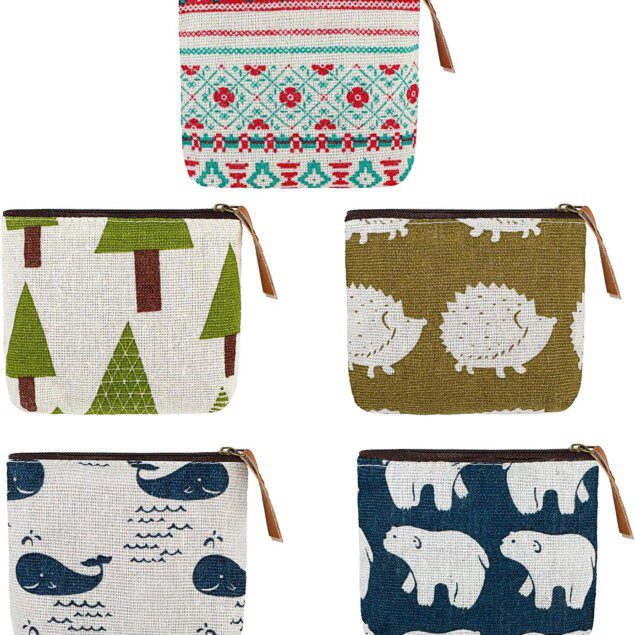 Mini pochettes en toile multicolores : l’accessoire idéal pour organiser vos essentiels au quotidien