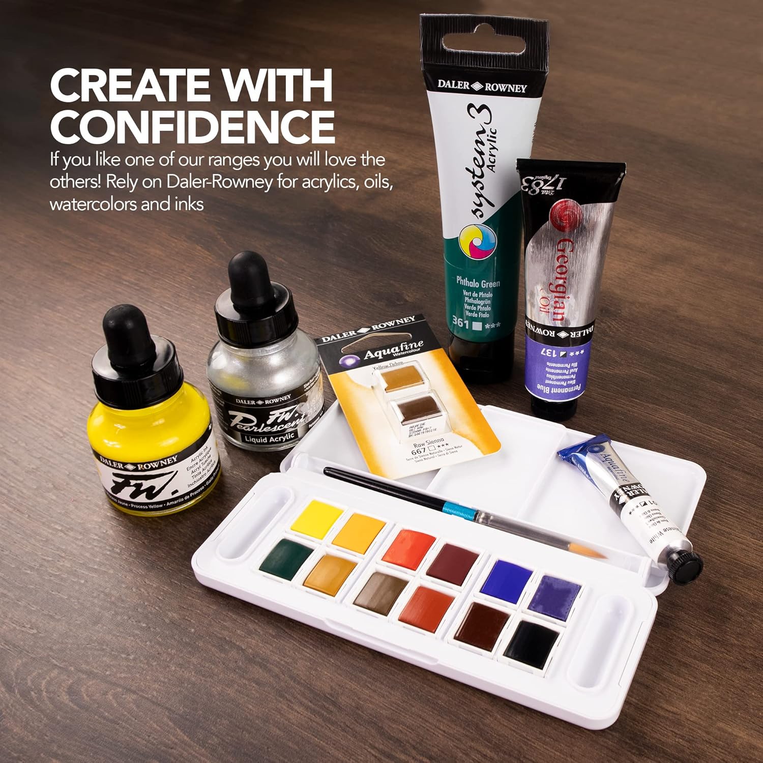 Aquarelle en voyage : set de 12 demi-godets et pinceau pour artistes nomades – Image 7