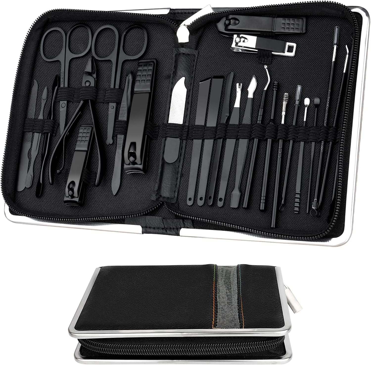 Kit coupe ongle professionnel 26 pièces : le set idéal pour une manucure parfaite en voyage