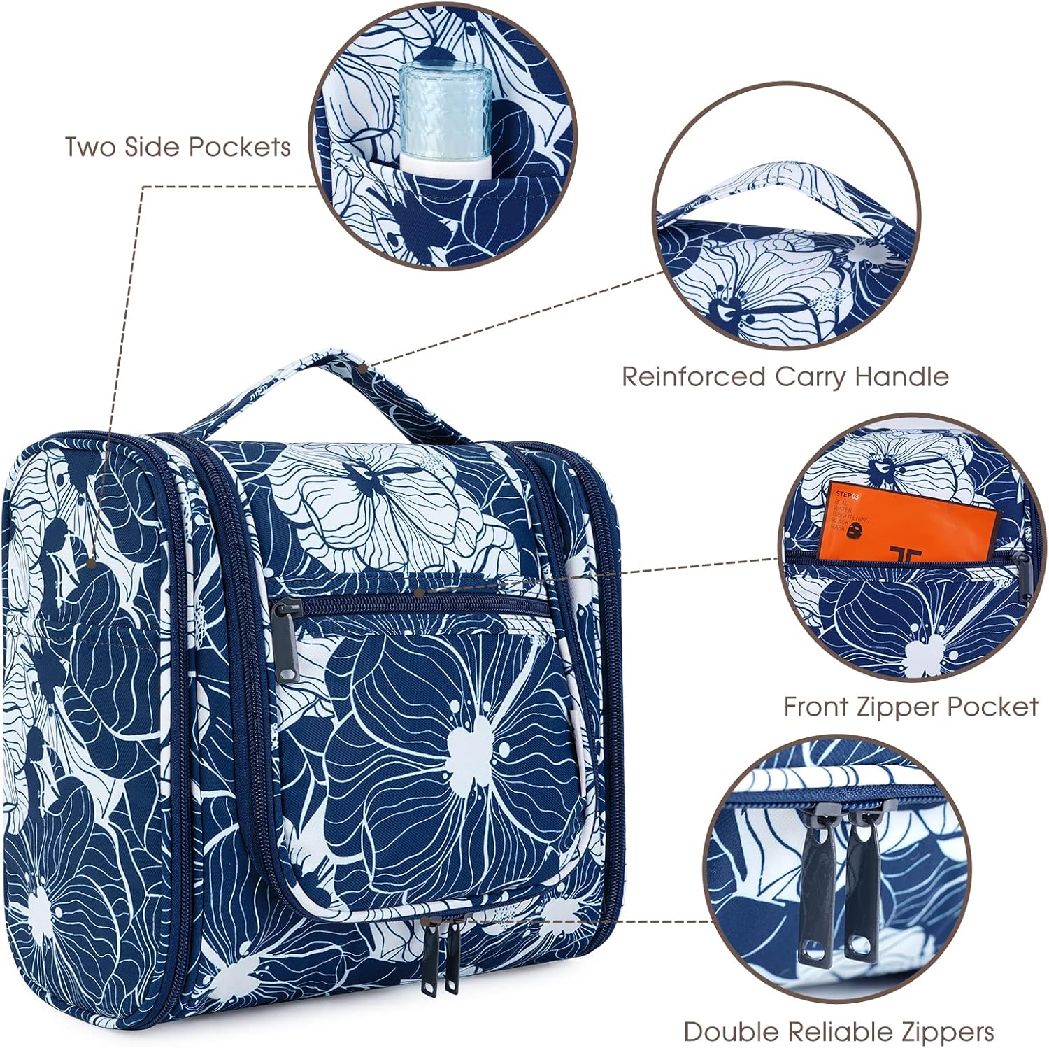 Trousse de toilette à suspendre : élégance et praticité pour les femmes en voyage – Image 5