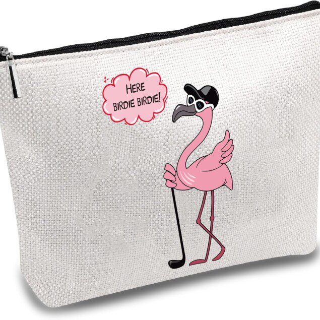 Trousse maquillage motif flamant rose : l'accessoire indispensable pour les femmes en voyage