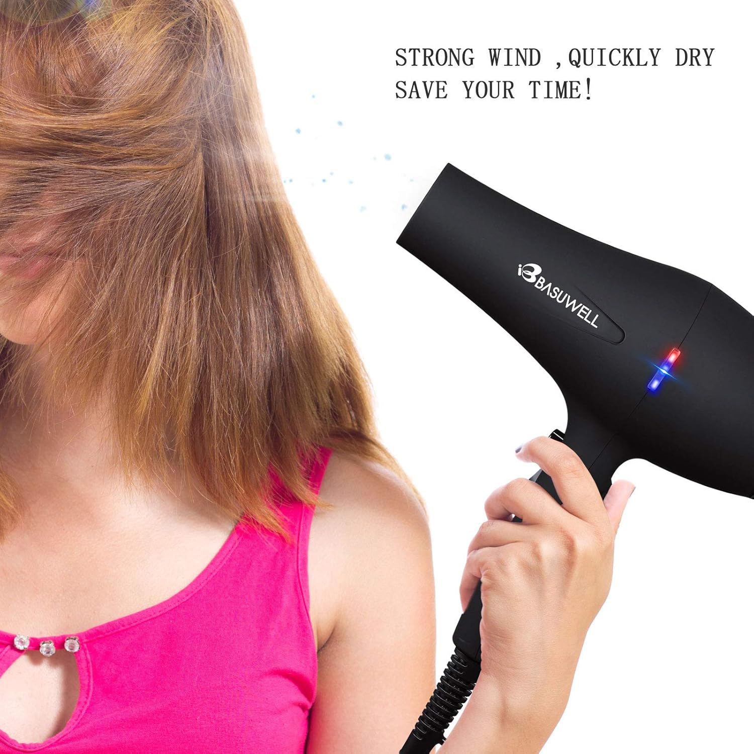 Sèche-cheveux professionnel 2100W : l'allié idéal pour les coiffeurs exigeants Offrez à vos clients un brushing impeccable grâce à ce sèche-cheveux puissant avec diffuseur et accessoires pratiques. – Image 6