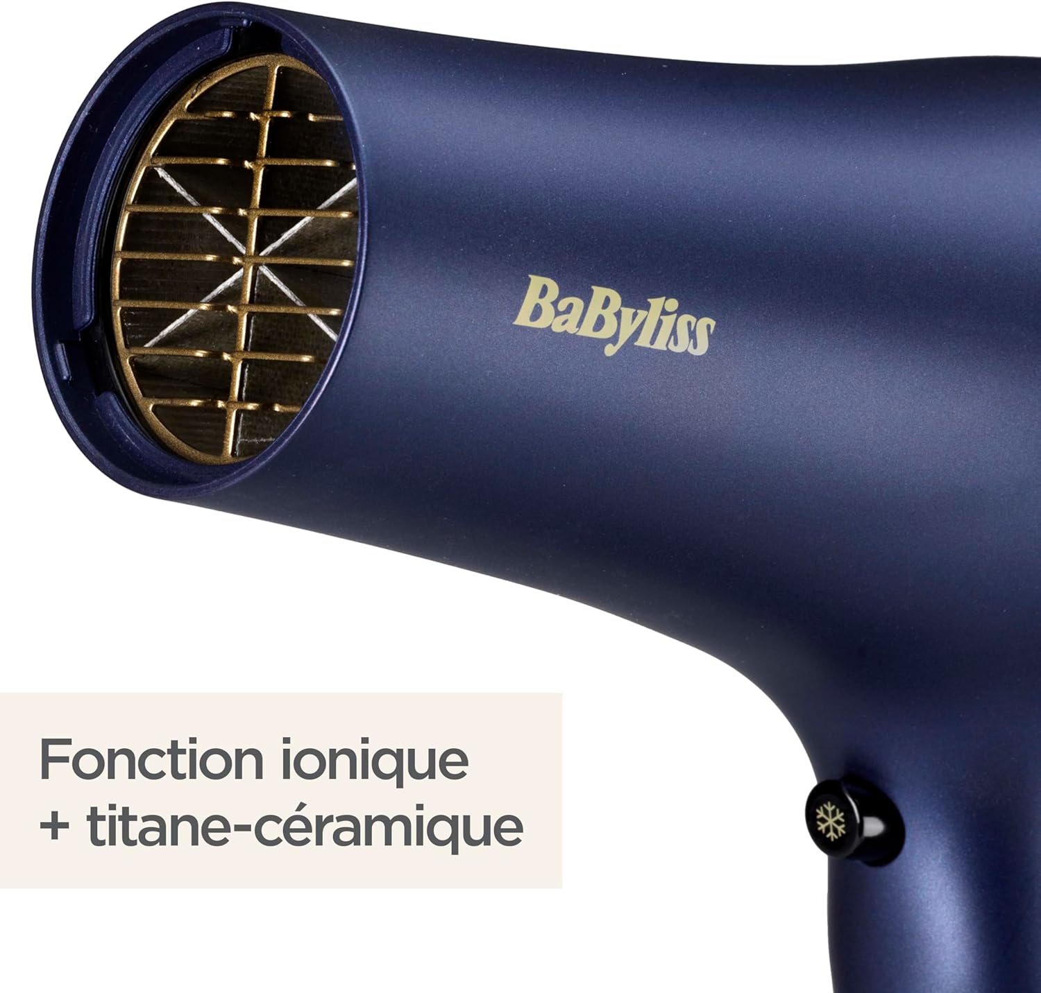 Sèche-cheveux professionnel 2300W pour un séchage rapide et anti-frisottis Découvrez le BaByliss Midnight Luxe : léger, performant et élégant pour un coiffage parfait en un temps record – Image 5