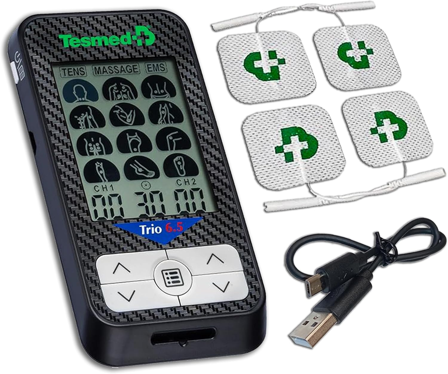 Électrostimulateur musculaire rechargeable : le TESMED Trio 6.5 pour un fitness optimal et une thérapie de la douleur efficace