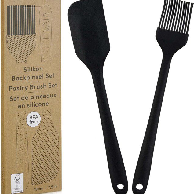 Set de 2 pinceaux de cuisine en silicone : l'indispensable pour les pâtissiers amateurs et professionnels