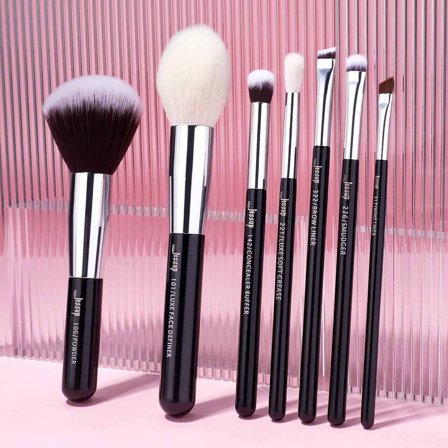 Pinceaux de maquillage professionnels : le set idéal pour sublimer votre teint 25 pièces pour un maquillage parfait, adapté aux passionnées de beauté – Image 8