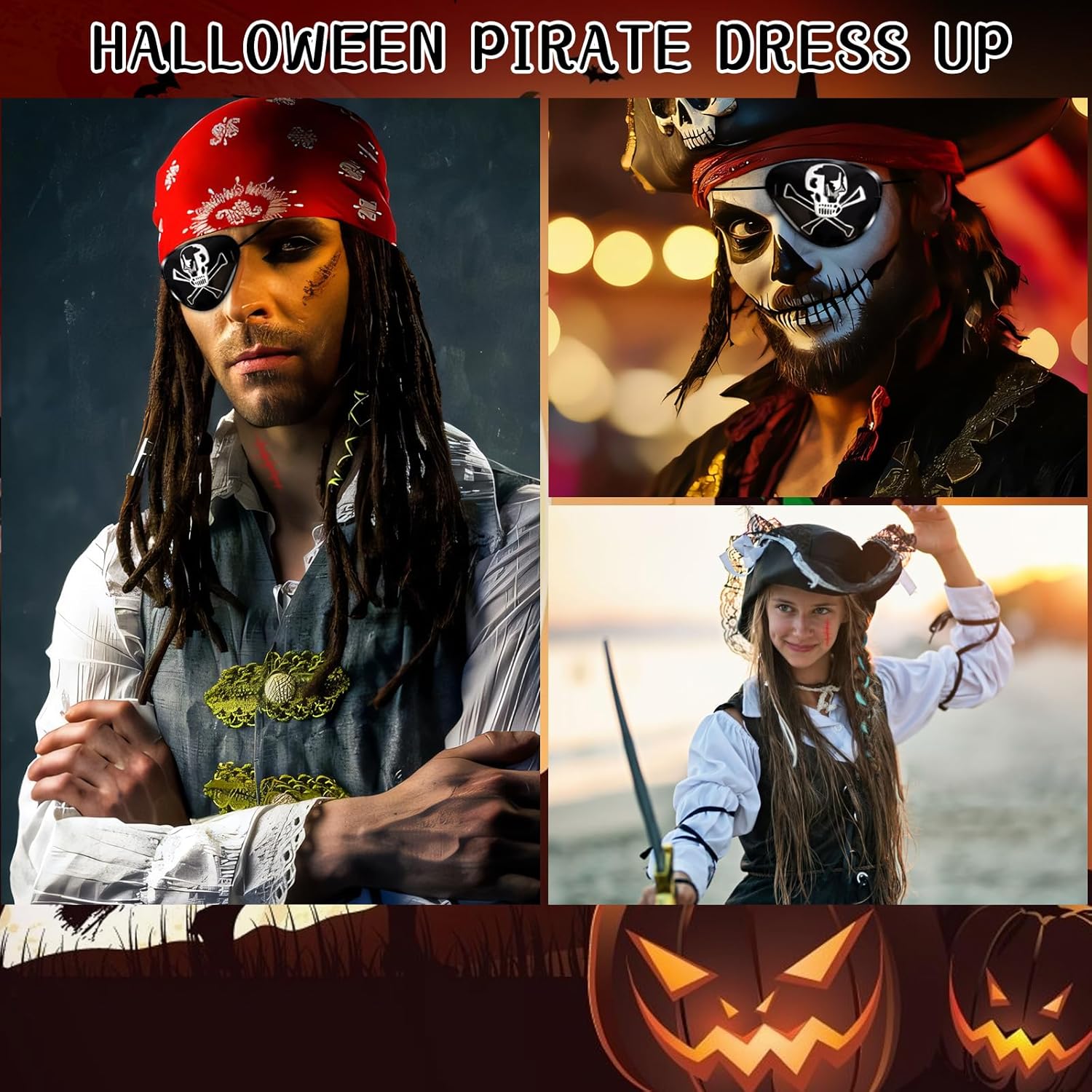 Kit maquillage Halloween pirate : l'ultime solution pour enfants et adultes lors de vos soirées déguisées – Image 6