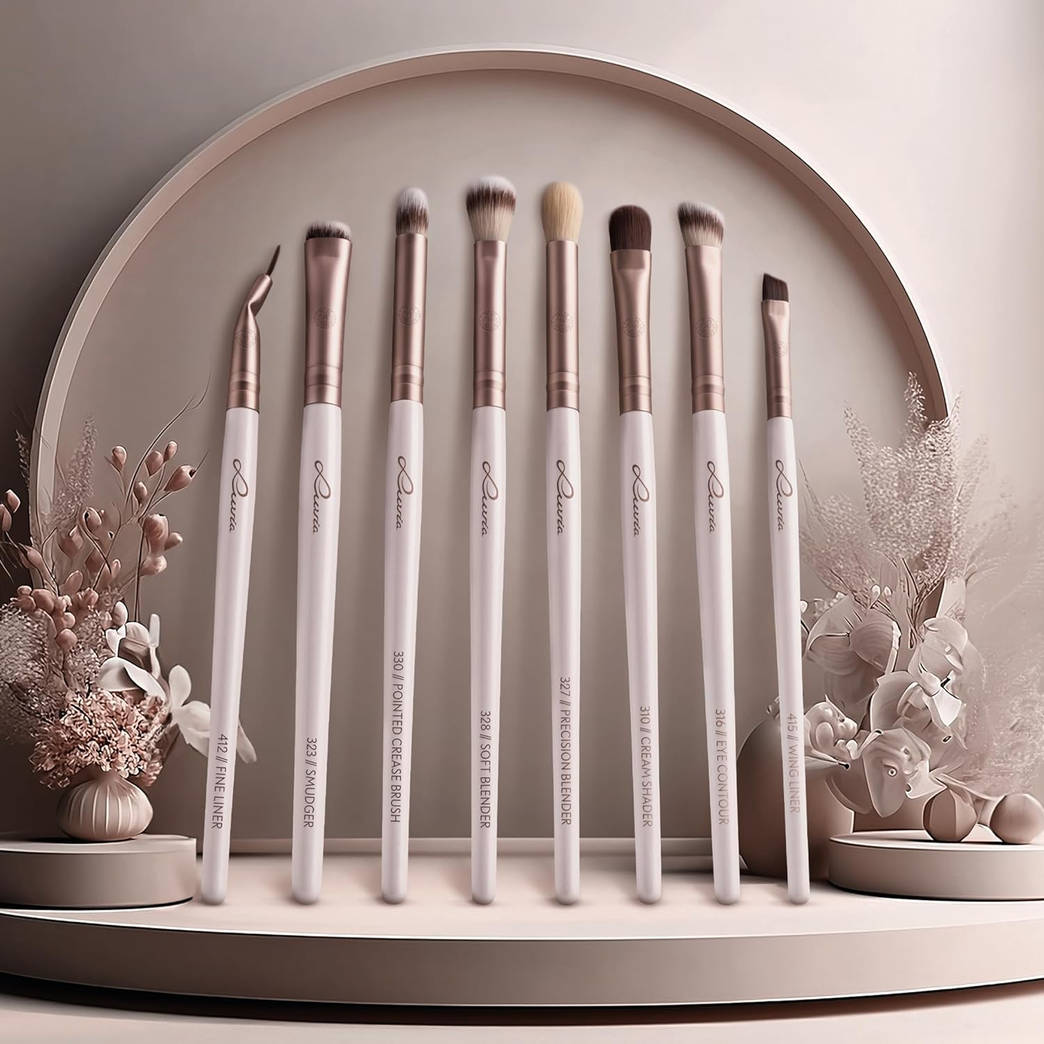 Pinceaux de maquillage pour les yeux : le set Luvia All Eye Want pour un mélange et une application parfaits – Image 8