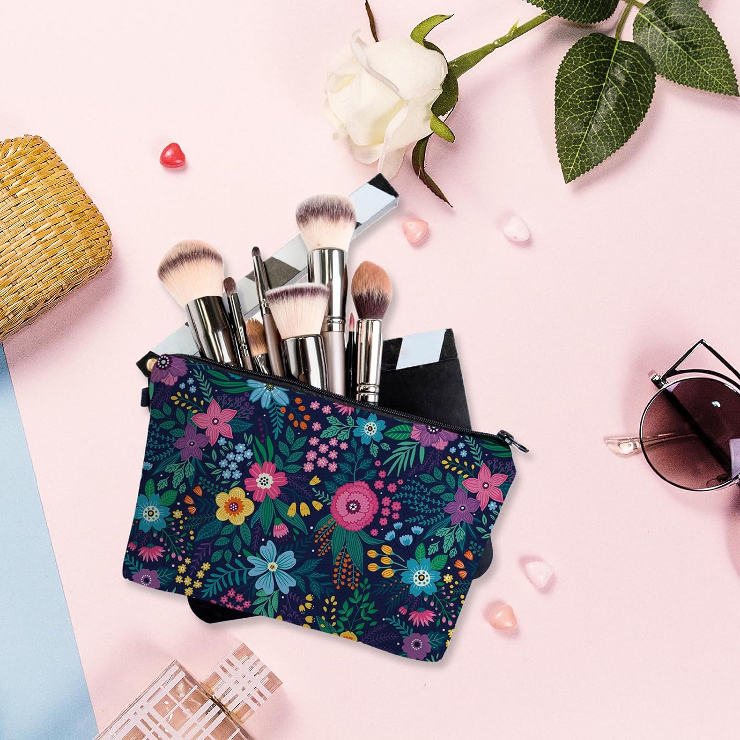 Trousse de maquillage élégante pour femme : le rangement multifonctionnel idéal pour vos cosmétiques – Image 7