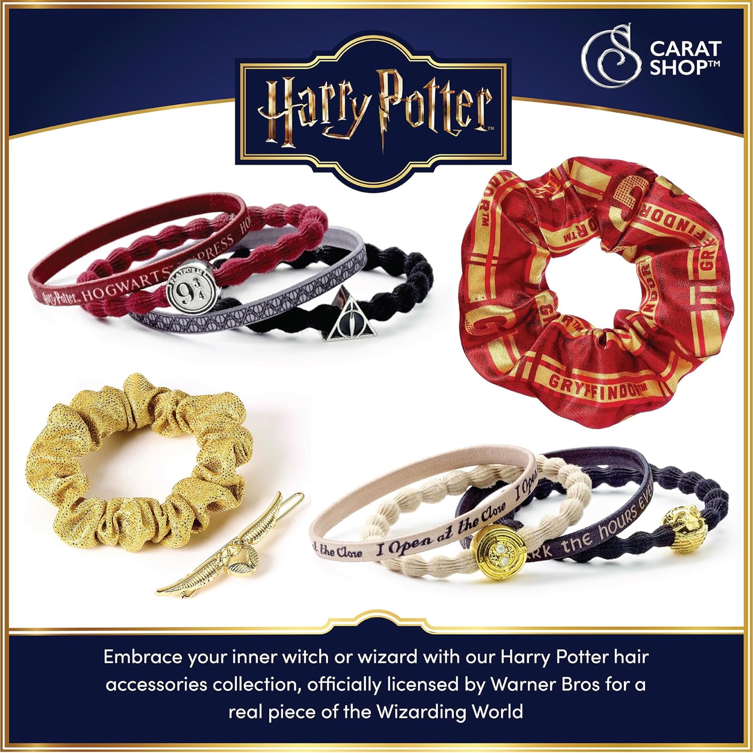 Pince à cheveux Vif d'or pour les fans de Harry Potter : élégance et magie au quotidien – Image 6