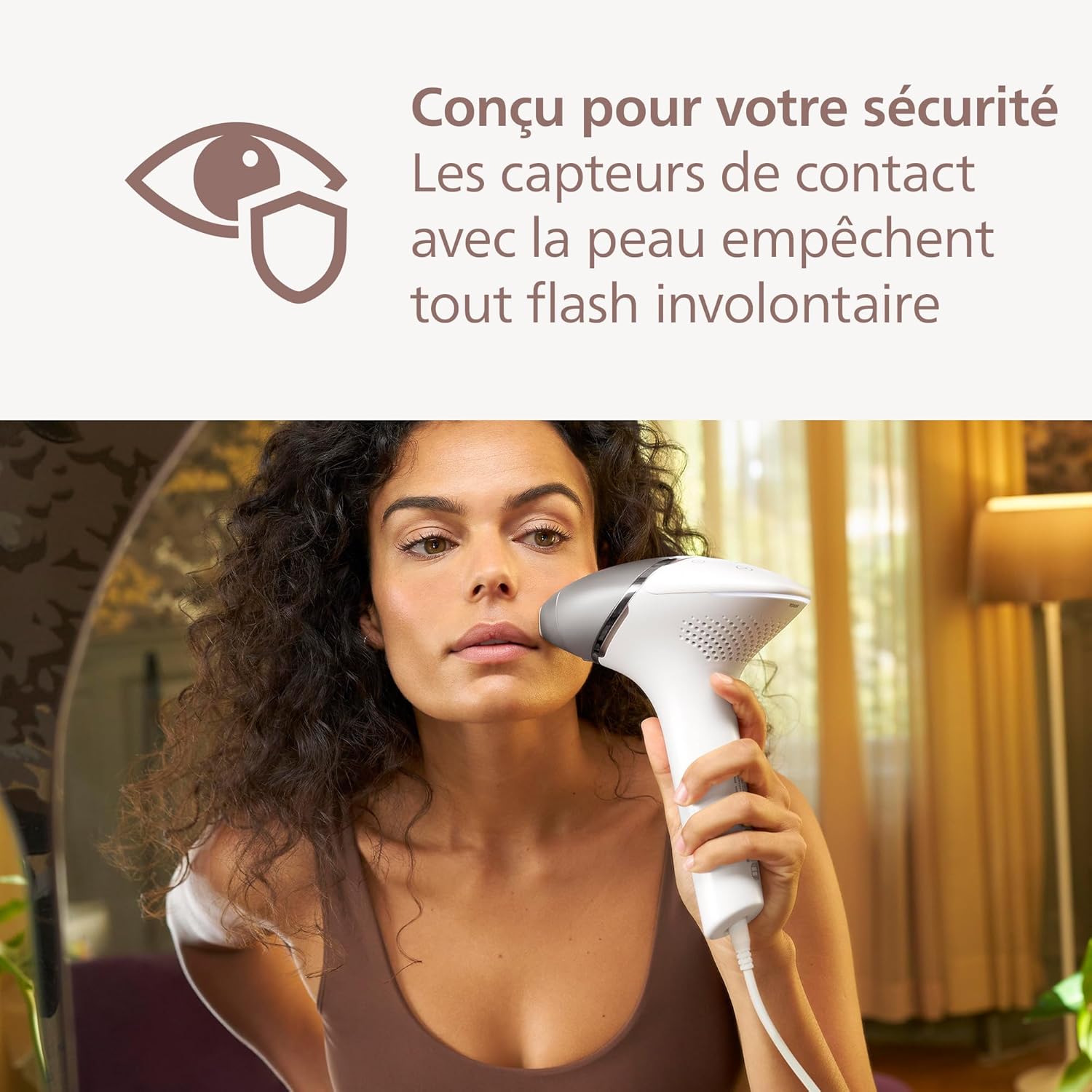 Épilateur à Lumière Pulsée Philips Lumea 8000 Technologie SenseIQ Pour Un Confort Optimal – Image 6