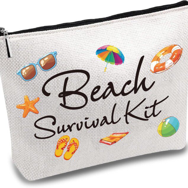 Trousse de maquillage élégante : l'accessoire indispensable pour les voyages et les vacances   Organisez vos produits cosmétiques et bijoux avec style grâce à cette trousse portable de 25x18 cm