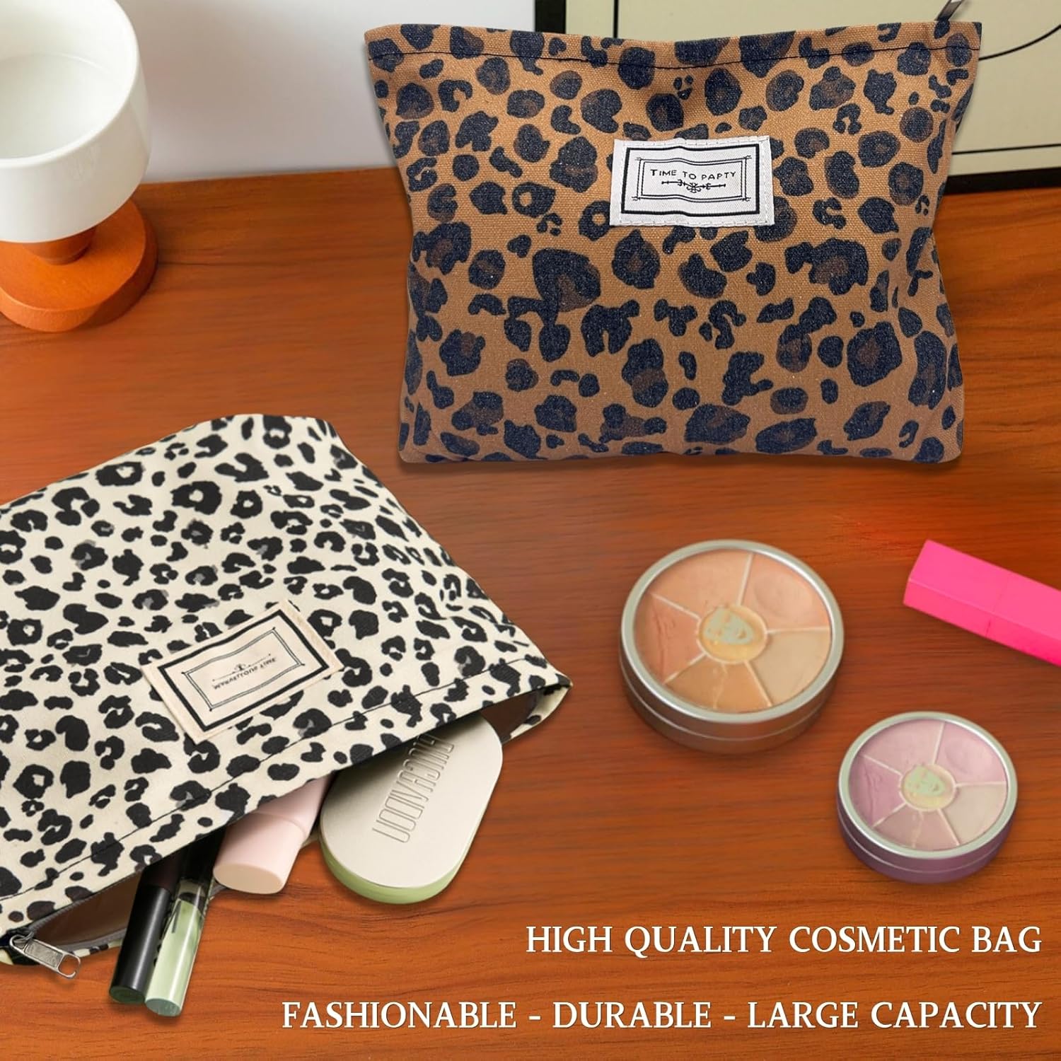 Trousse de toilette léopard : l'accessoire multifonction idéal pour les filles en voyage – Image 6