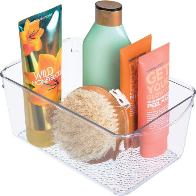 Organiseur de maquillage transparent : cube de rangement cosmétiques pour une beauté ordonnée