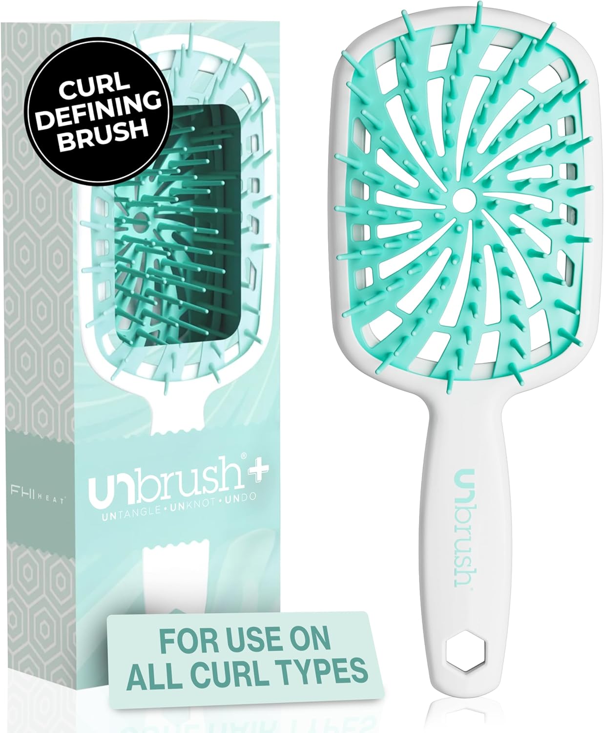 Brosse à cheveux bouclés pour un démêlage doux et efficace : l'outil idéal pour les cheveux fragiles, humides ou secs
