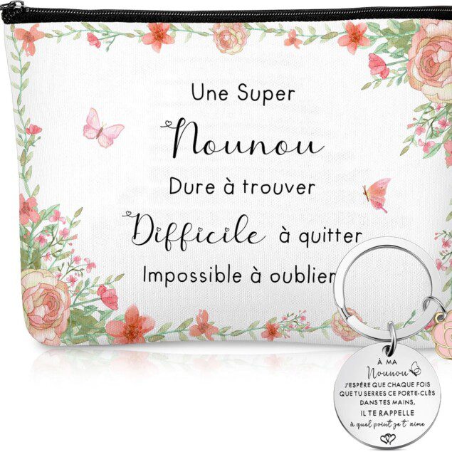 Trousse de maquillage et porte-clés : le cadeau parfait pour remercier votre nounou