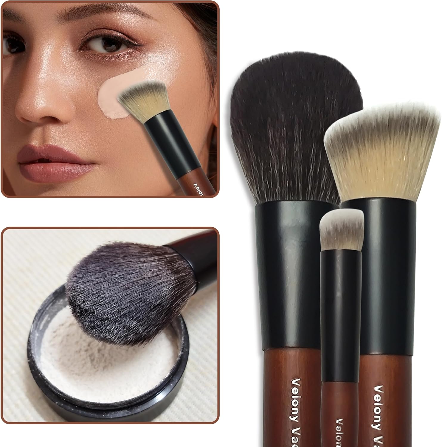 Mini pinceaux de maquillage de voyage : lot de 14 outils essentiels pour un teint parfait et un maquillage impeccable – Image 4