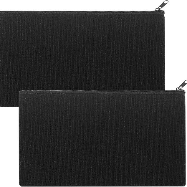 2 pièces trousse de maquillage en toile : l'indispensable pour les amateurs de DIY et les voyages élégants