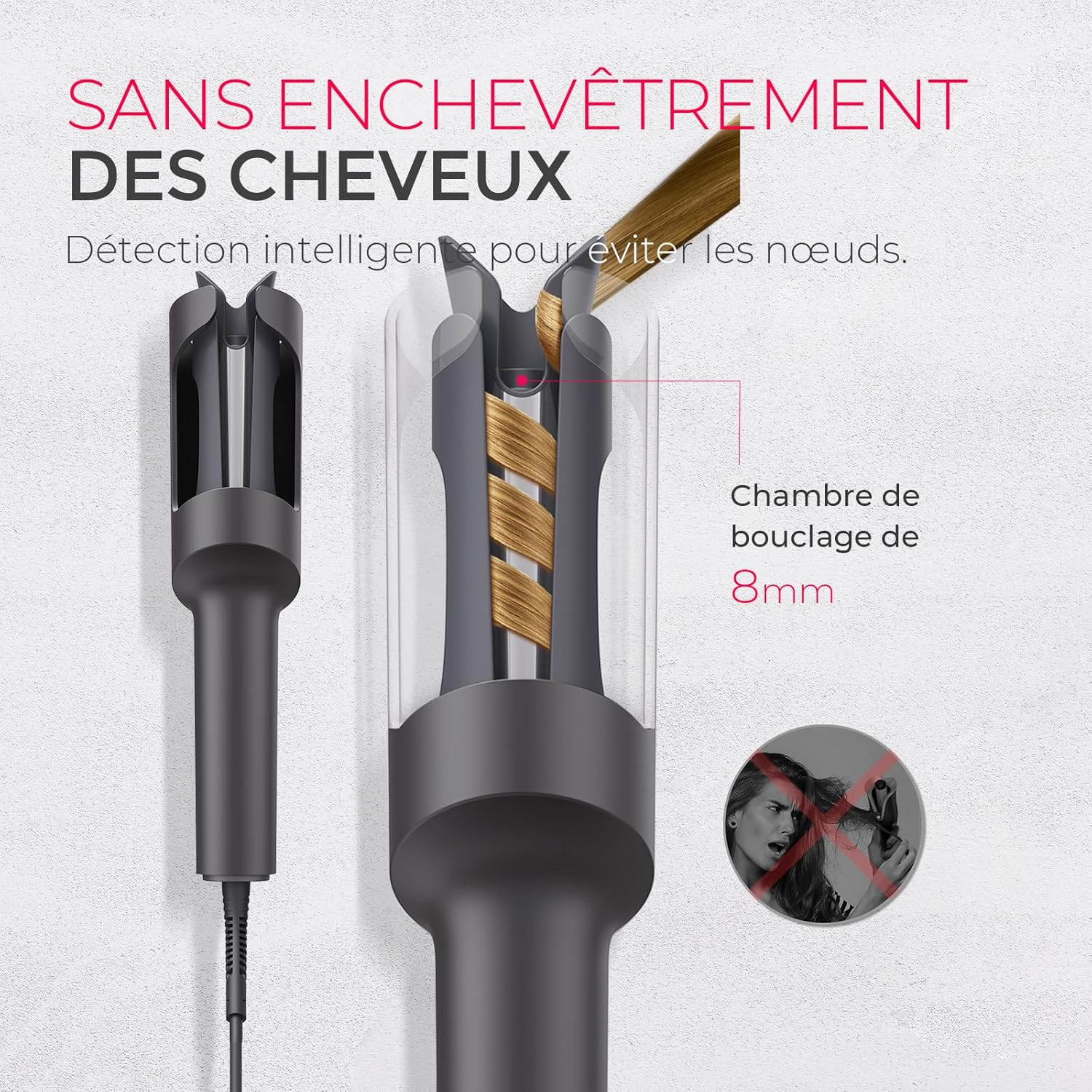 Boucles Parfaites : Fer à Friser Automatique 25mm – Image 4