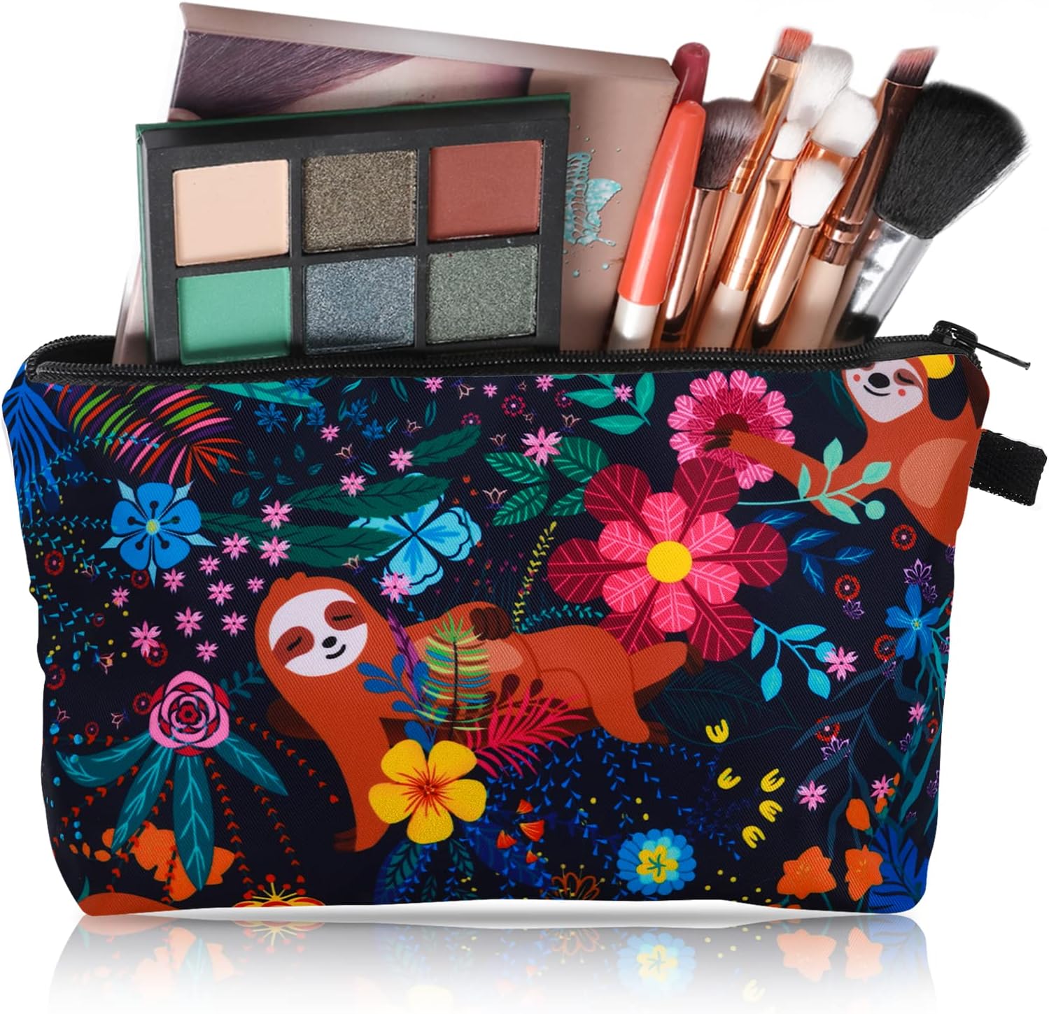 Petite trousse de maquillage noire : l'organiseur idéal pour les adolescentes et femmes en voyage – Image 3
