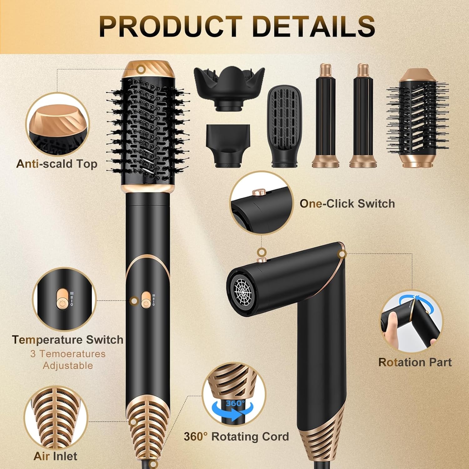 Brosse Soufflante Professionnelle : Le Secret des Cheveux Parfaits – Image 6