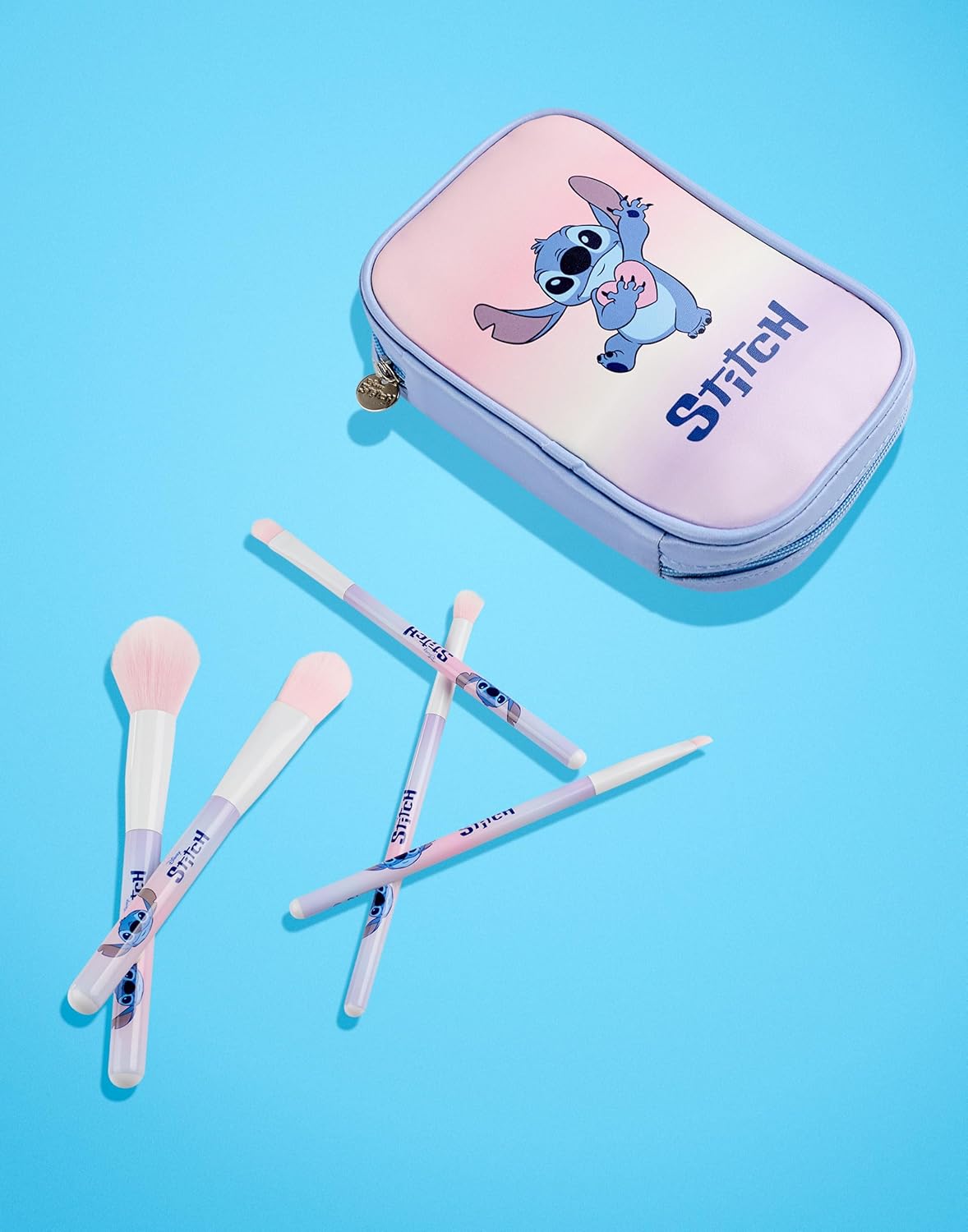 Pinceaux de maquillage Lilo & Stitch : un set coloré et pratique pour les femmes créatives – Image 7