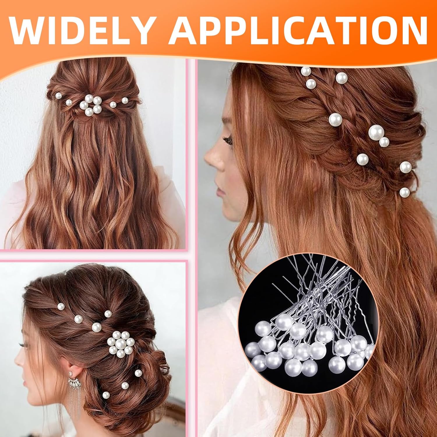 Épingles à cheveux de mariage : 20 pièces élégantes pour sublimer votre coiffure spéciale Accessoires en forme de U ornés de perles et de cristaux pour demoiselles d'honneur et mariées – Image 6