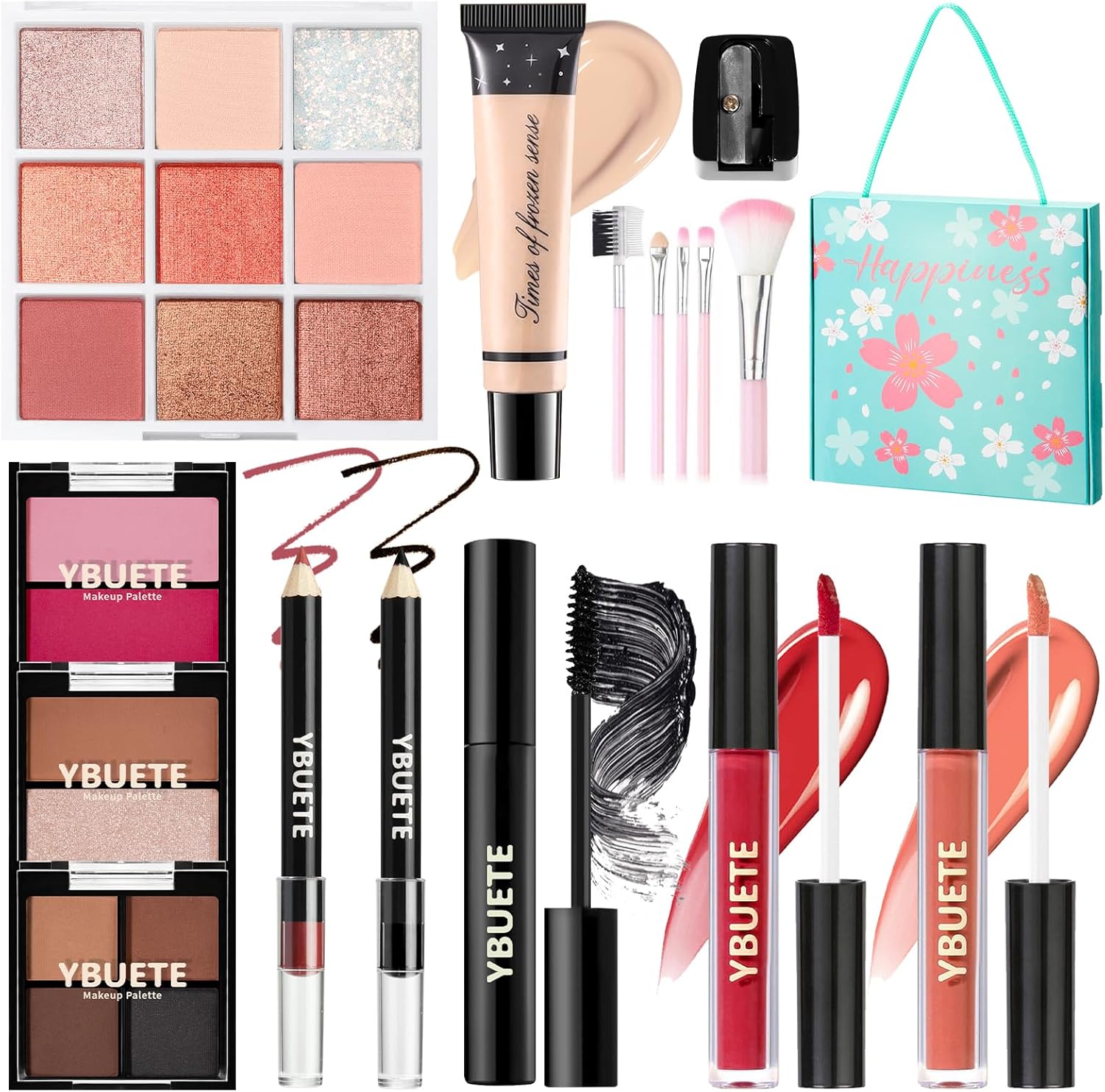 Kit de maquillage pour adolescentes et femmes : l'ensemble idéal pour débutantes et professionnelles en voyage