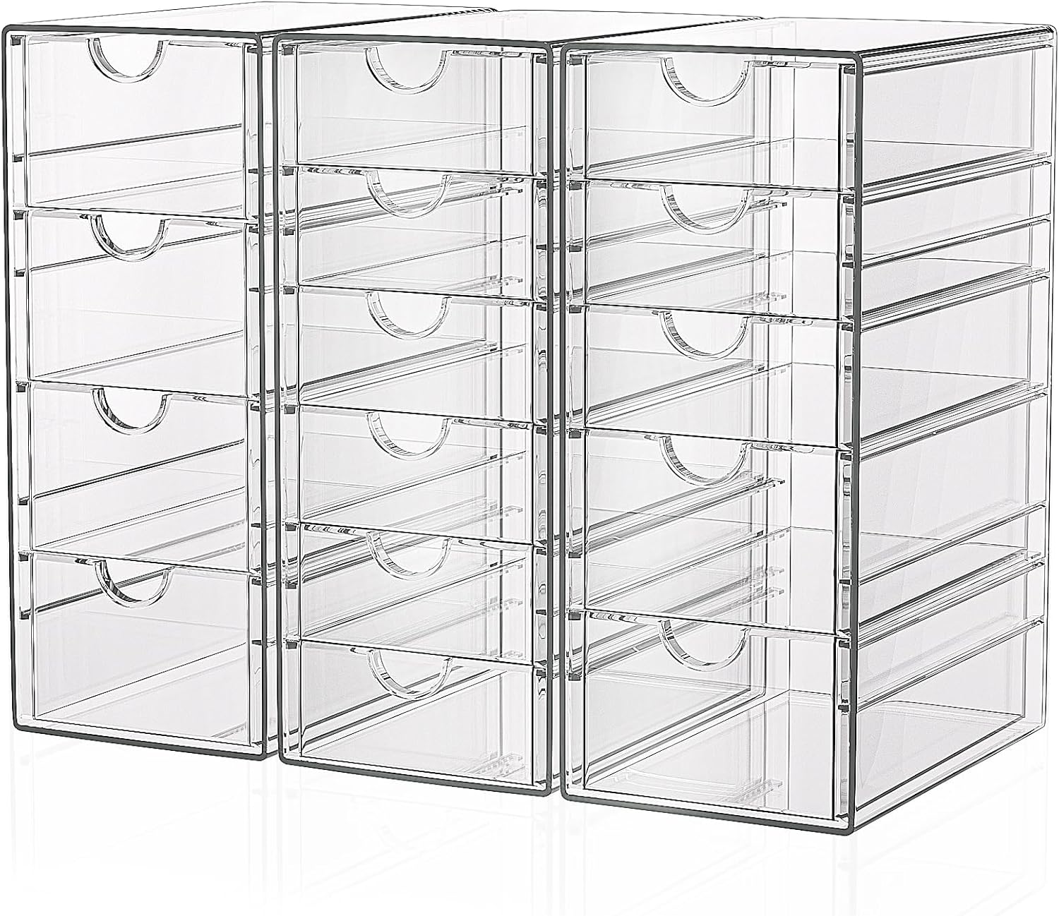 Organisateur de maquillage avec 15 tiroirs : le rangement parfait pour les passionnées de beauté et de bureau