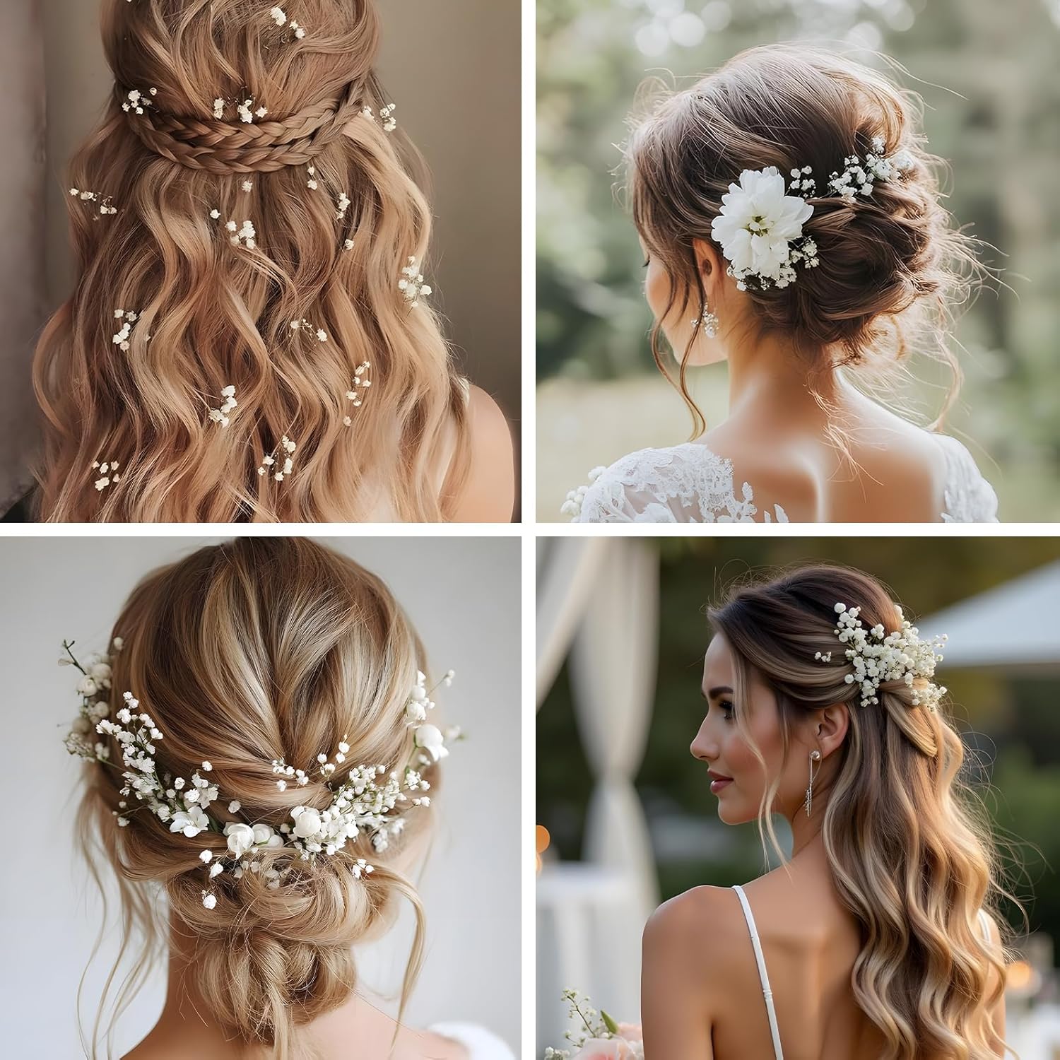 Épingles à cheveux florales en or : 9 pièces élégantes pour les mariées et les cérémonies Accessoires de coiffure raffinés pour sublimer votre look de mariage – Image 5