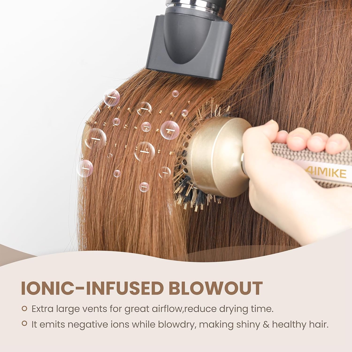 Brosse brushing professionnelle : pour femmes et hommes, améliorez votre texture et brillance – Image 4