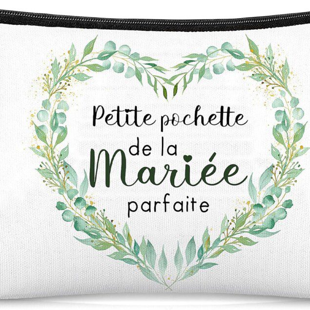 Trousse de maquillage pour mariée : la pochette parfaite pour un EVJF élégant et pratique