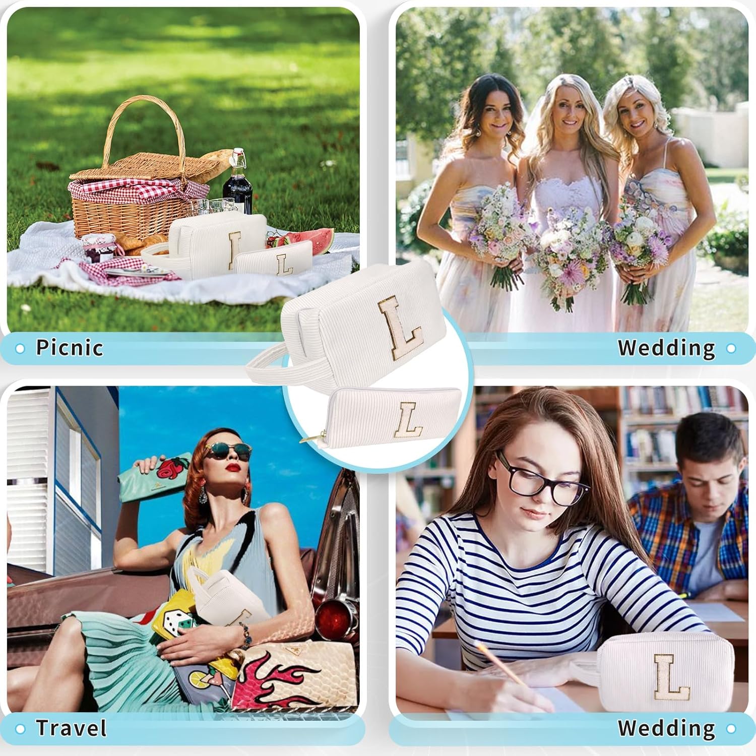 Trousse de maquillage femme : l'ensemble pratique pour un voyage stylé et organisé – Image 5