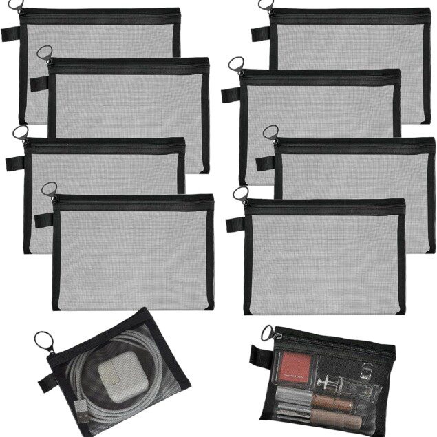 Mini trousse de maquillage : 8 pièces élégantes pour un rangement pratique de vos essentiels