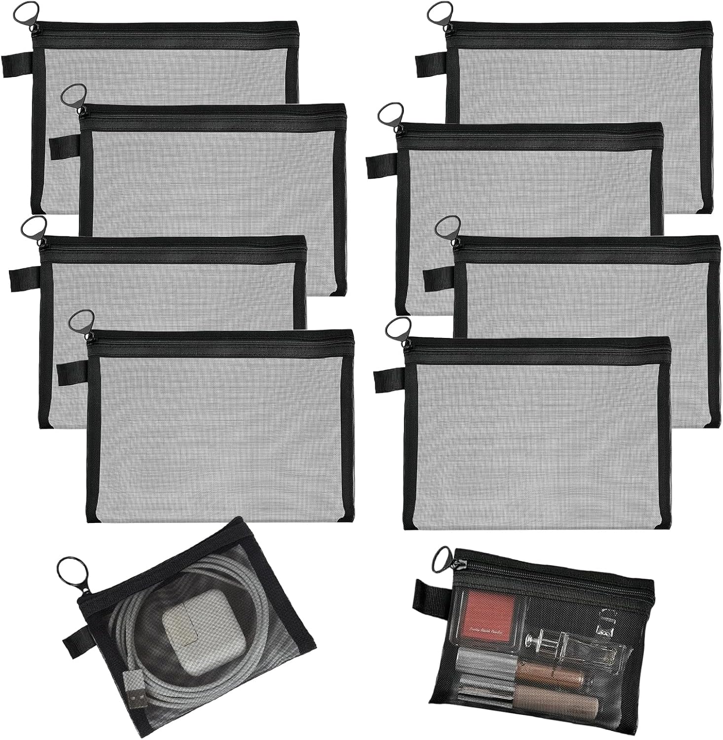 Mini trousse de maquillage : 8 pièces élégantes pour un rangement pratique de vos essentiels