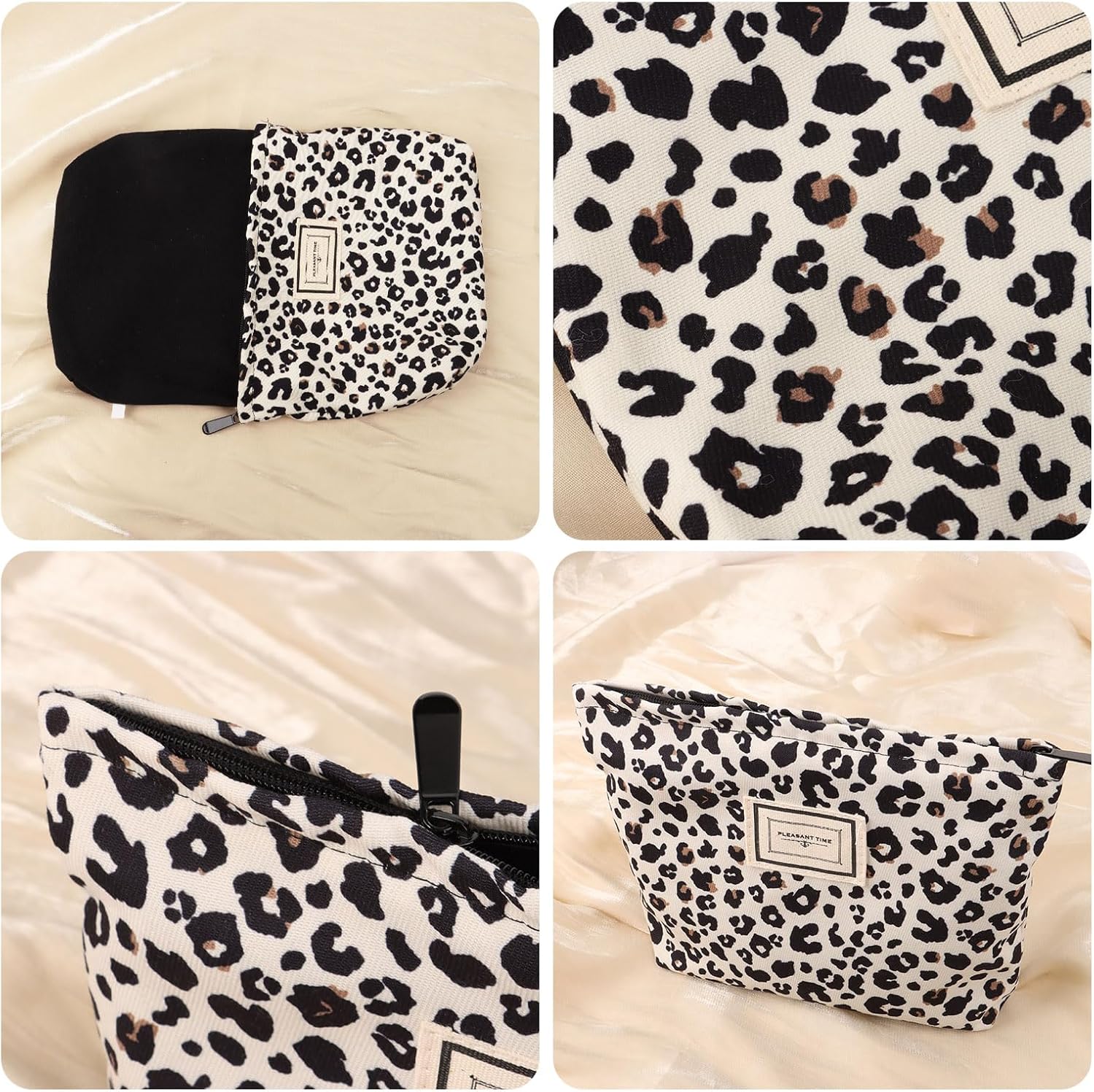 Trousse de toilette voyage femme : élégance et praticité avec un design léopard pour un maquillage toujours au top – Image 3