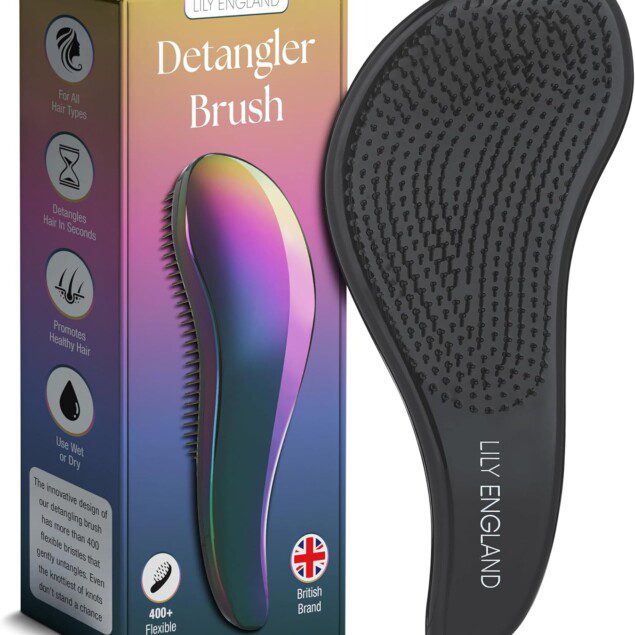 Brosse à cheveux démêlante : l'outil essentiel pour des cheveux soyeux et sans nœuds  Idéale pour les cheveux fins, épais, bouclés ou secs, même chez les enfants