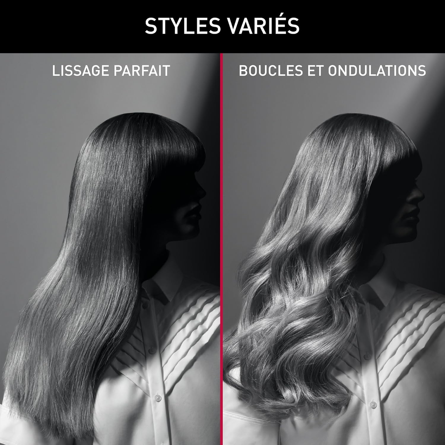Lisseur Calor 2 en 1 pour un coiffage élégant : lissez ou bouclez vos cheveux en un clin d'œil – Image 6