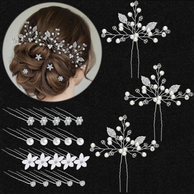 Bijoux cheveux mariage : 23 accessoires élégants pour sublimer votre coiffure de mariée