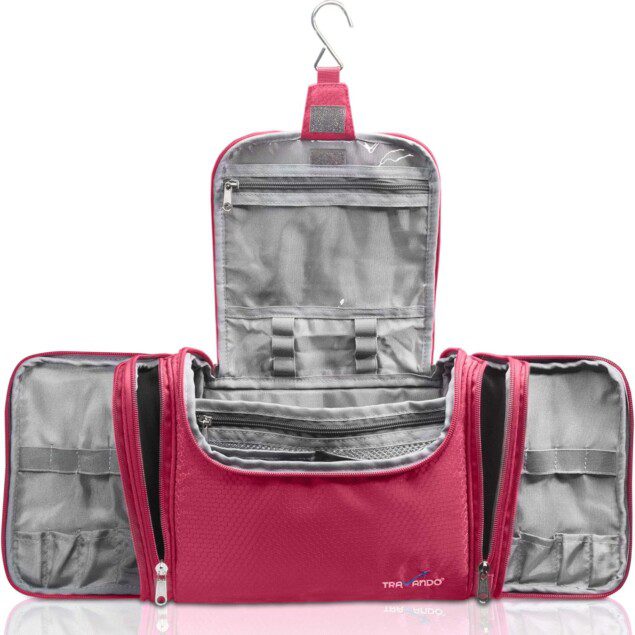Trousse de toilette femme grand format : le sac de voyage pratique pour organiser vos cosmétiques et produits de beauté