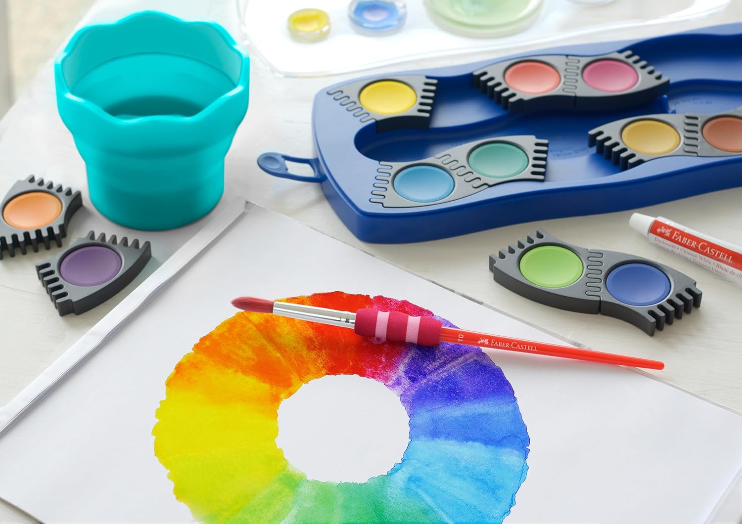 Pinceaux à manche souple pour artistes : maîtrisez la technique pastel avec ce set de 4 pièces – Image 4