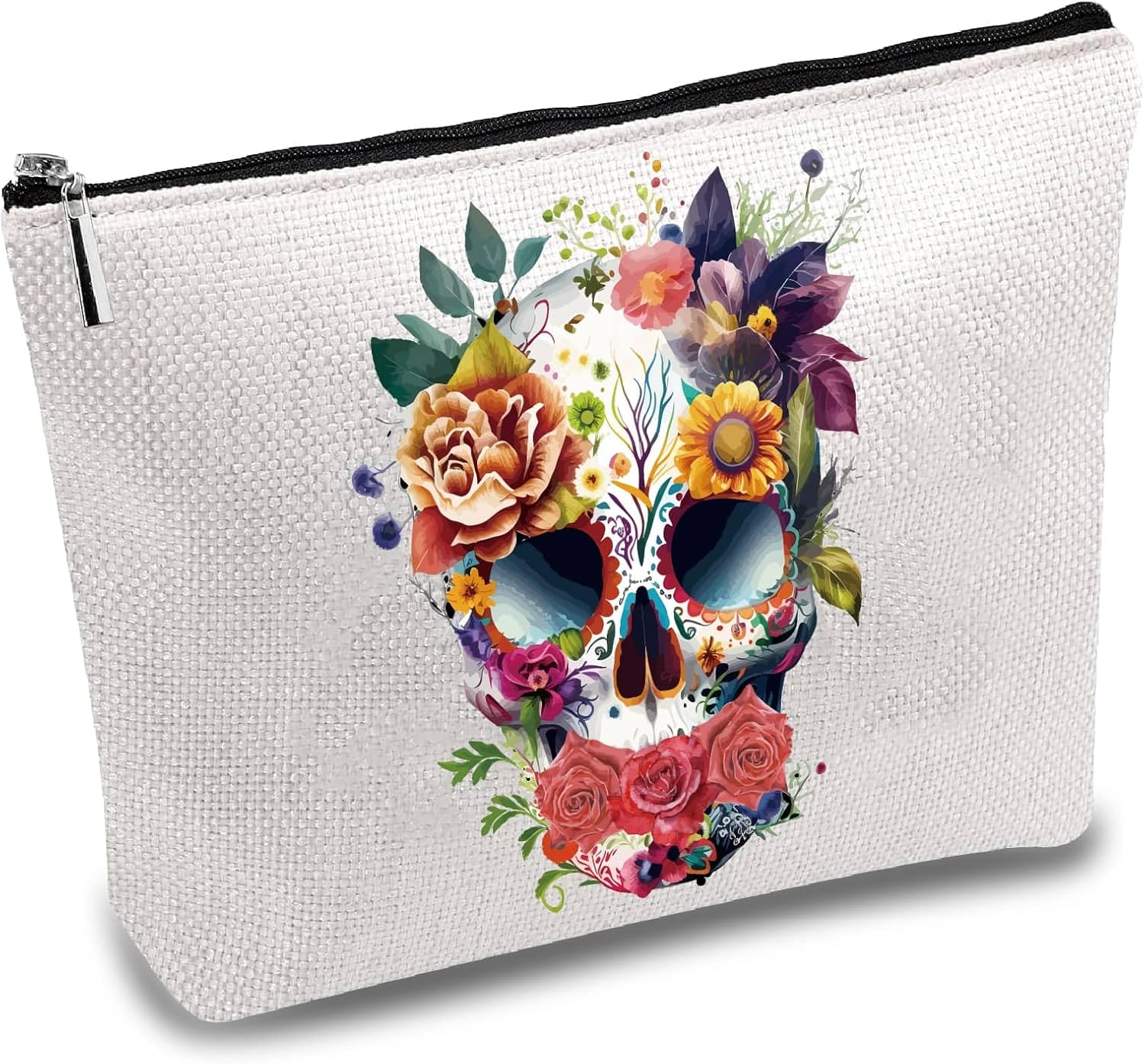 Trousse maquillage forme tête mort : l'accessoire stylé pour les passionnés de cosmétiques et de voyages