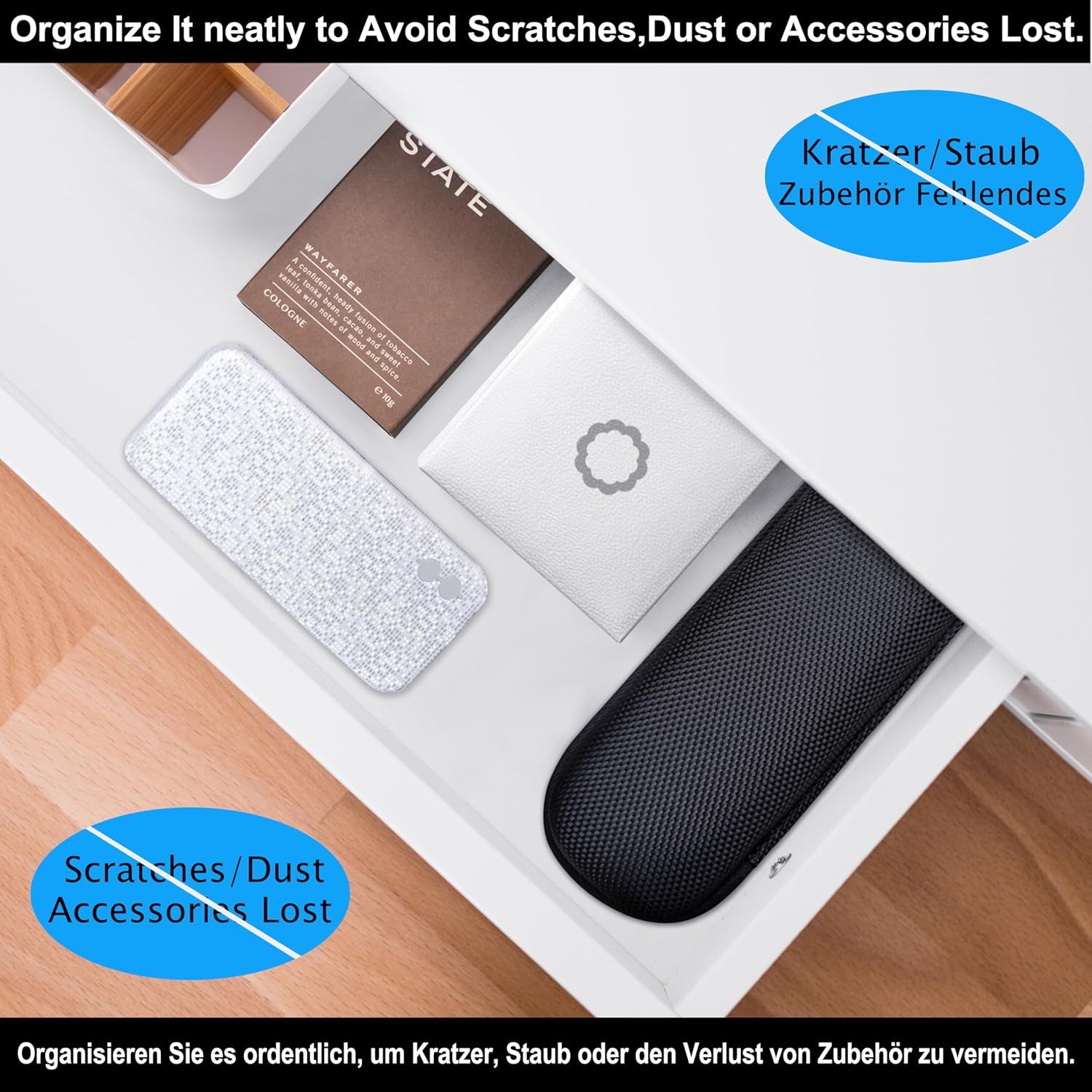 Étui en portable pour tondeuse nez, oreilles et sourcils : protection élégante et étanche pour les modèles Philips Series 3000 et 5000 – Image 6