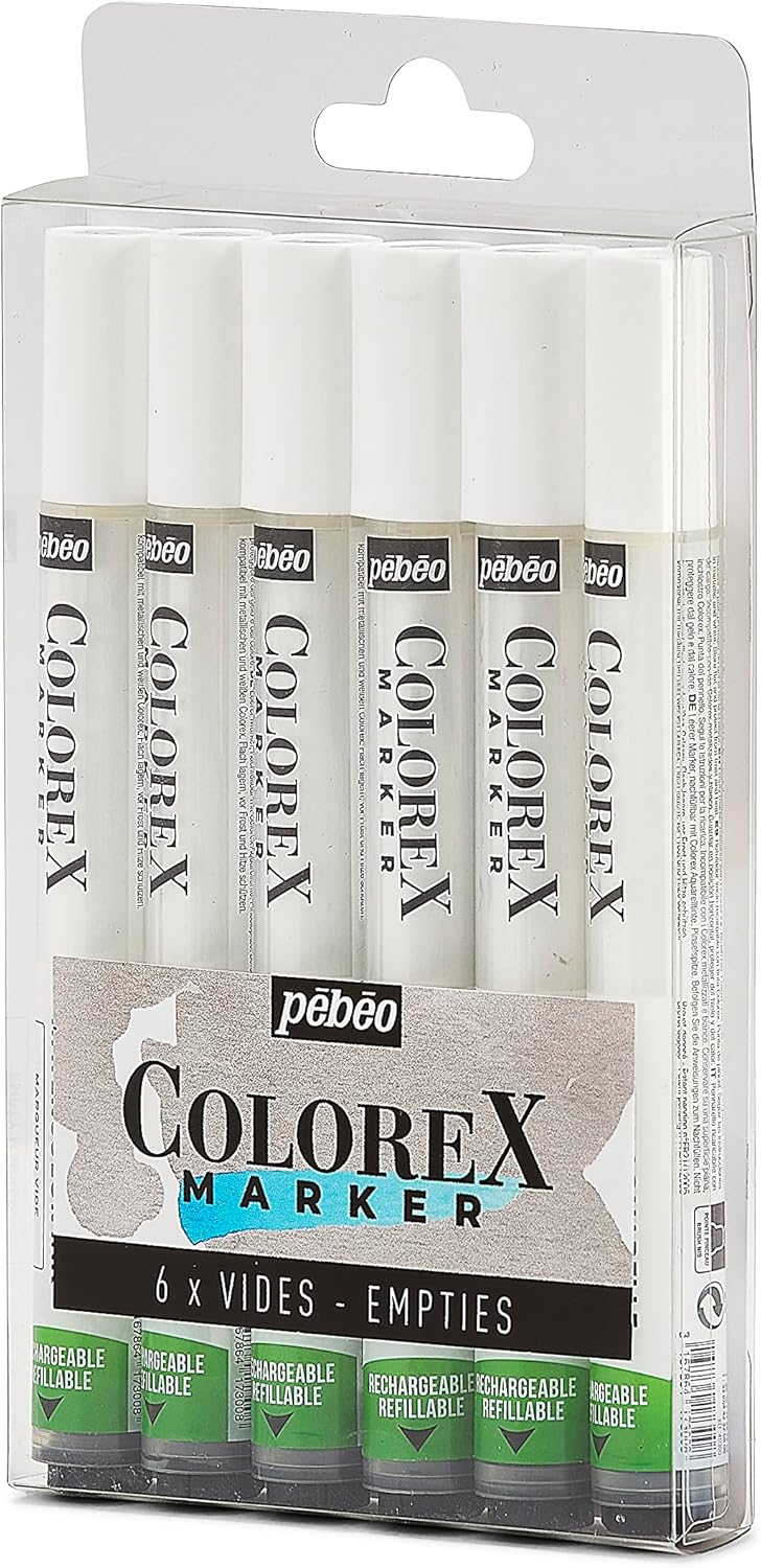 Marqueurs vides rechargeables : le set parfait pour artistes polyvalents, offrant 56 couleurs éclatantes et une pointe-pinceau pour tous vos supports – Image 6
