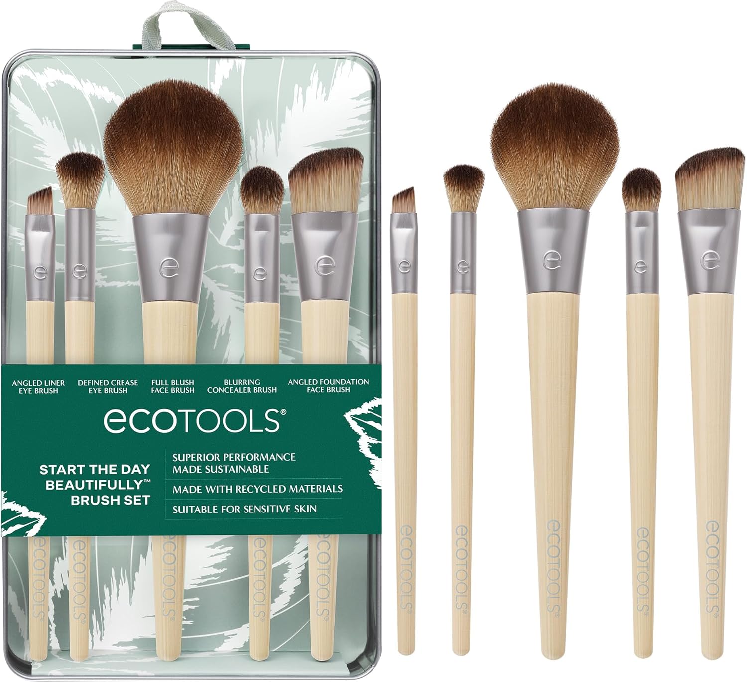 Ensemble de pinceaux de maquillage EcoTools : pour un maquillage parfait au quotidien