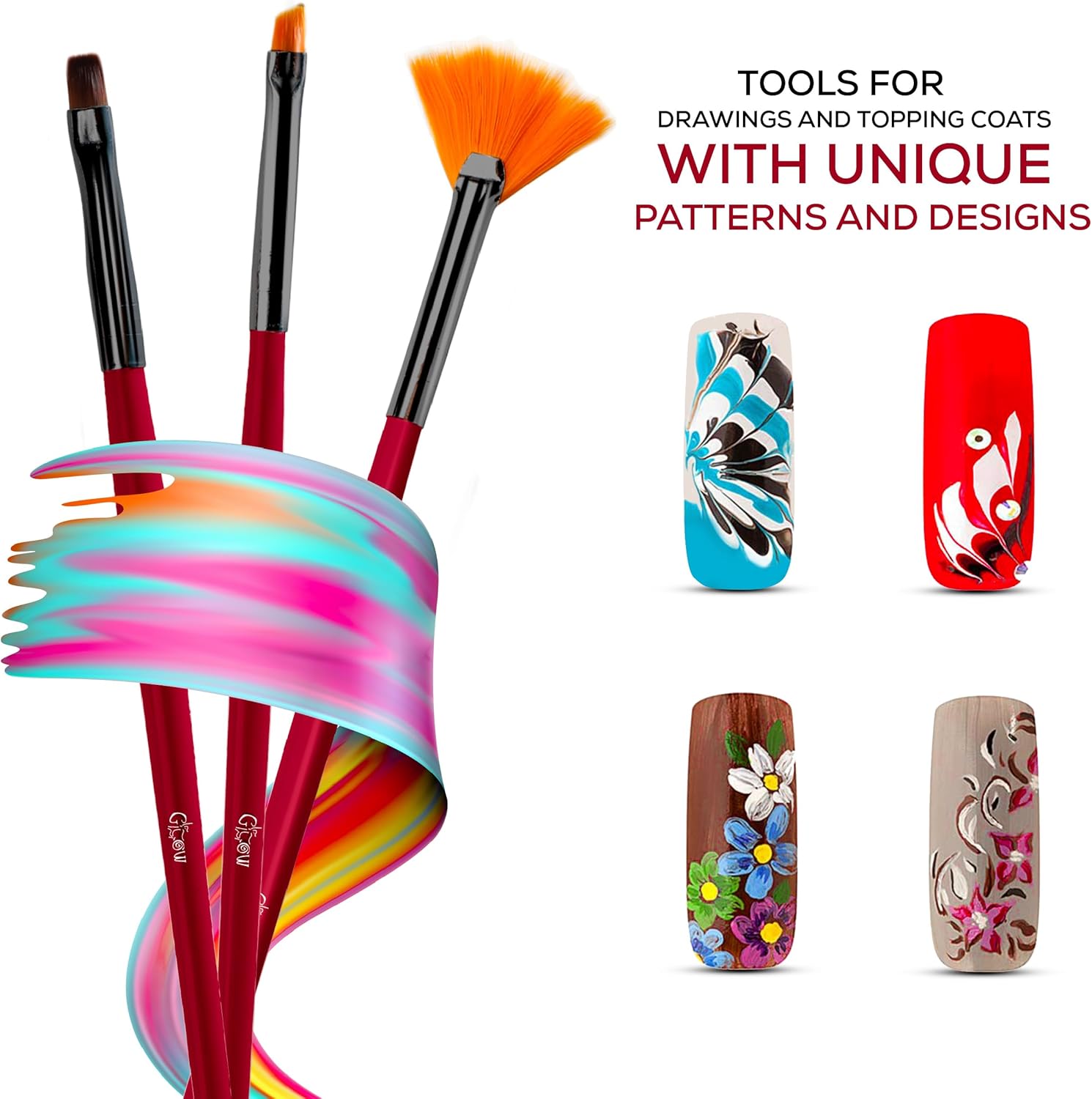 Pinceau nail art : 20 pièces idéales pour débutants et professionnels, pour réaliser des détails impeccables sur vos ongles – Image 6
